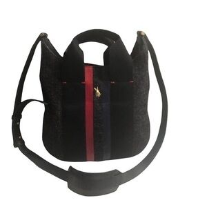 Ellen degeneres gray black crossbody bag NWT